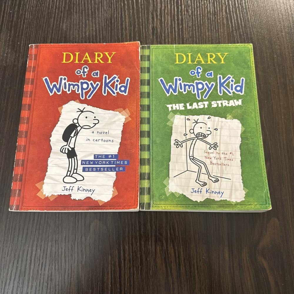 Diary Of A Wimpy Kid Jeff Kinney Lot Of 2